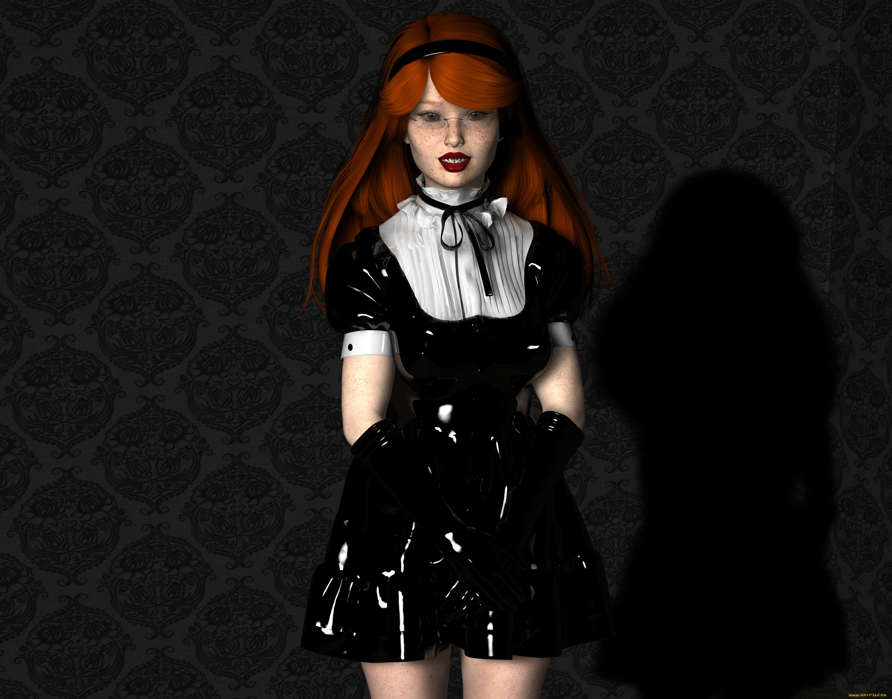 3д, графика, люди, , people, фон, взгляд, девушка