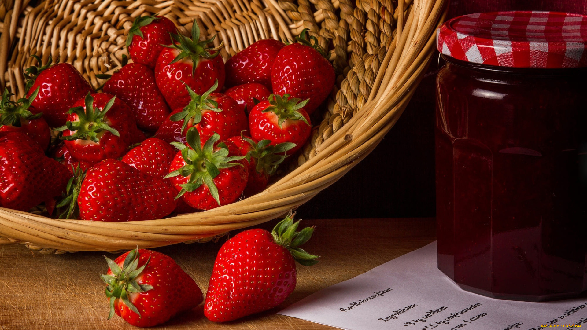 еда, клубника, , земляника