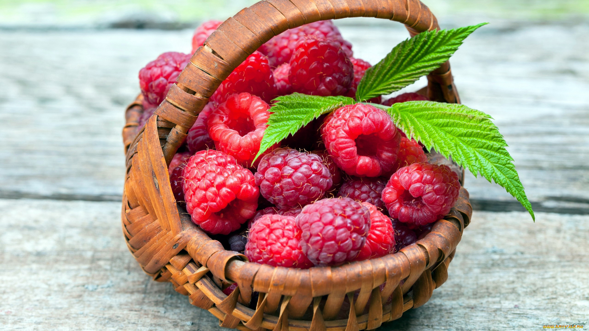 еда, малина, ягоды, корзинка