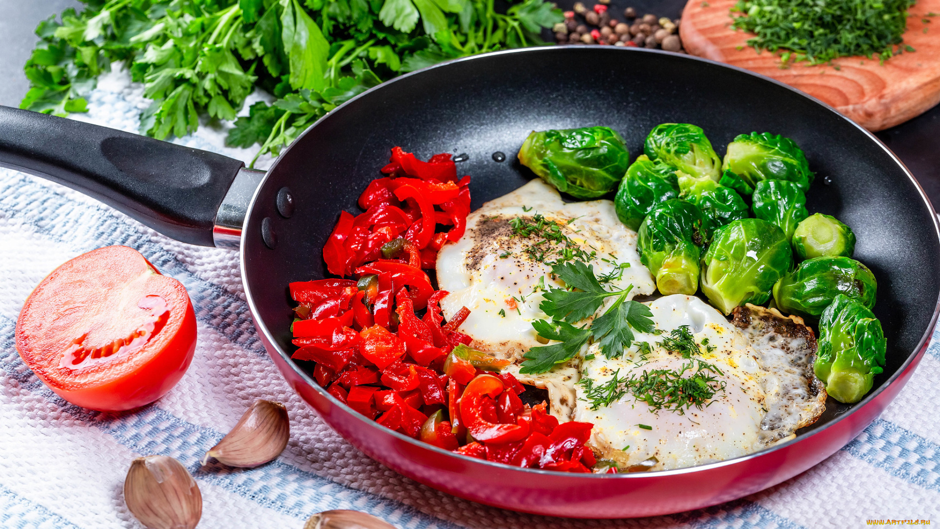 еда, яичные, блюда, снедь