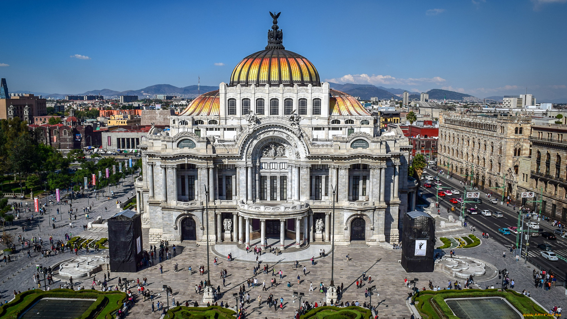 мехико, города, мехико, , мексика, город, улицы, площадь