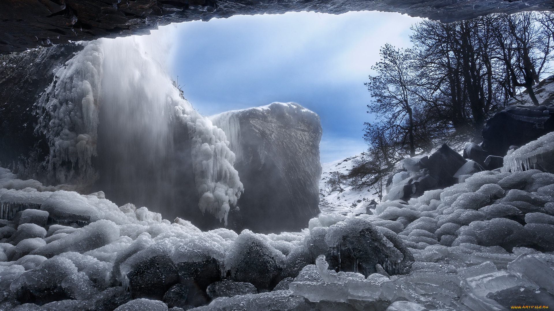 природа, зима, простор