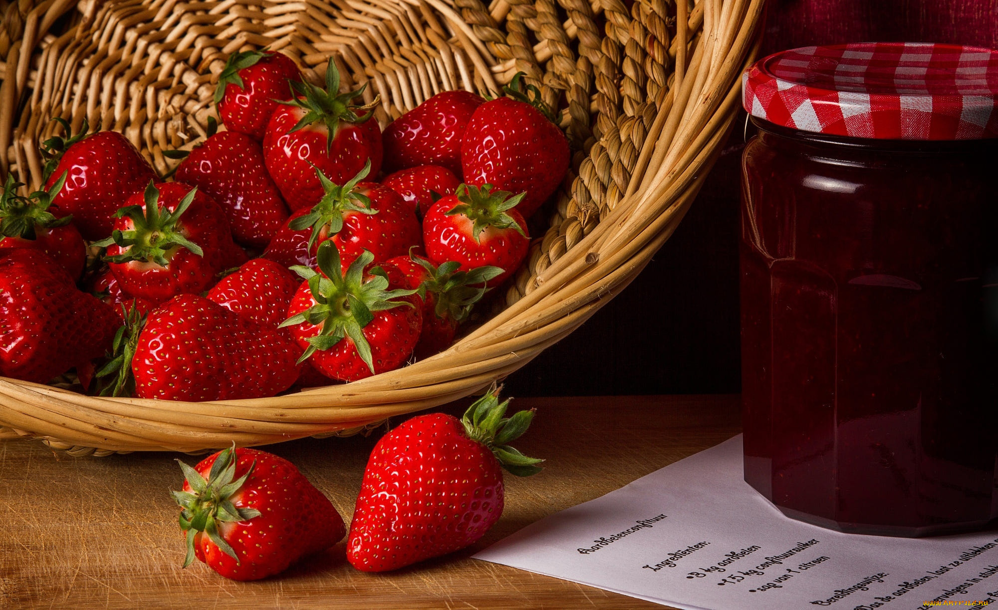 еда, клубника, , земляника