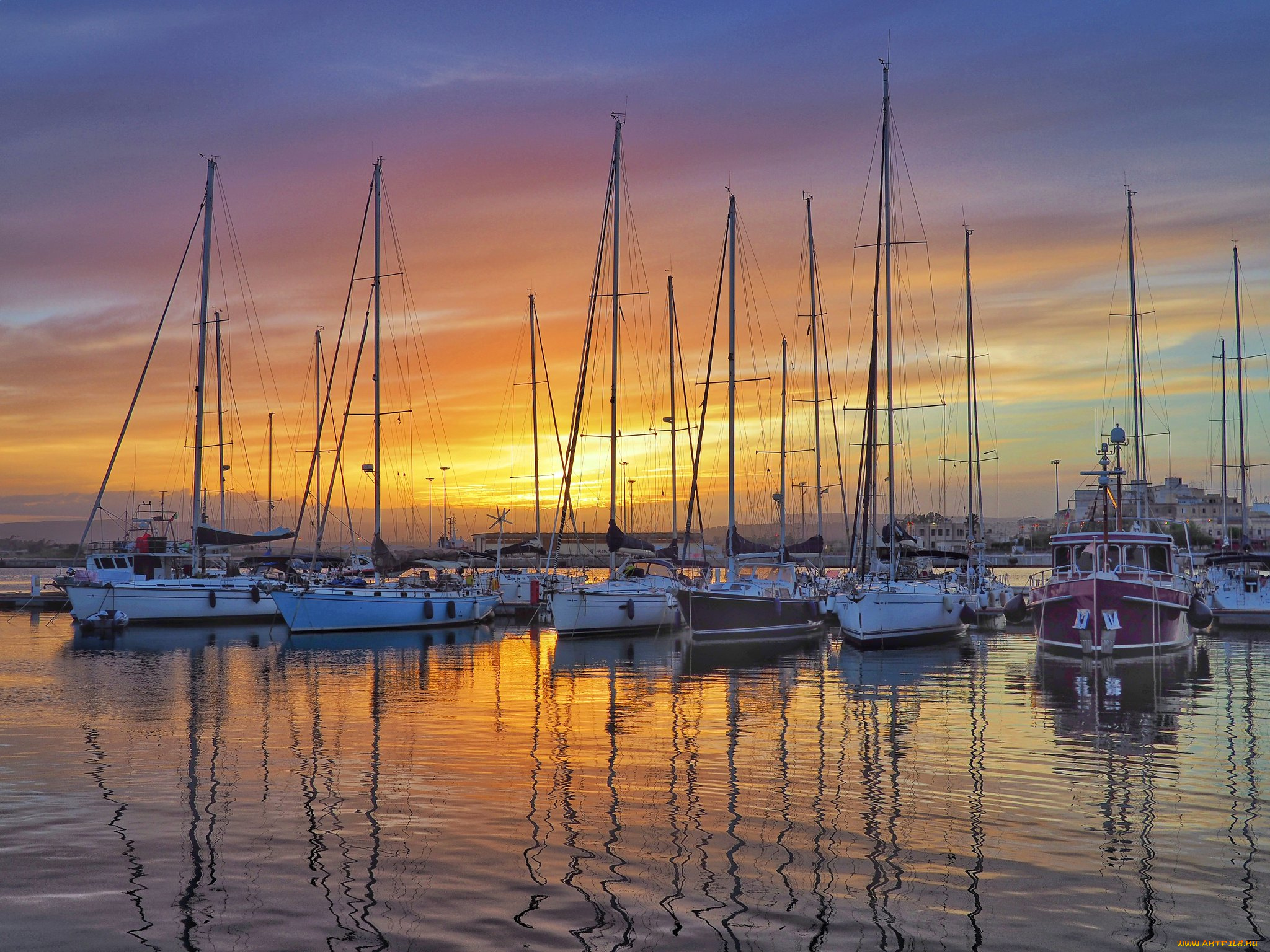 корабли, яхты, простор