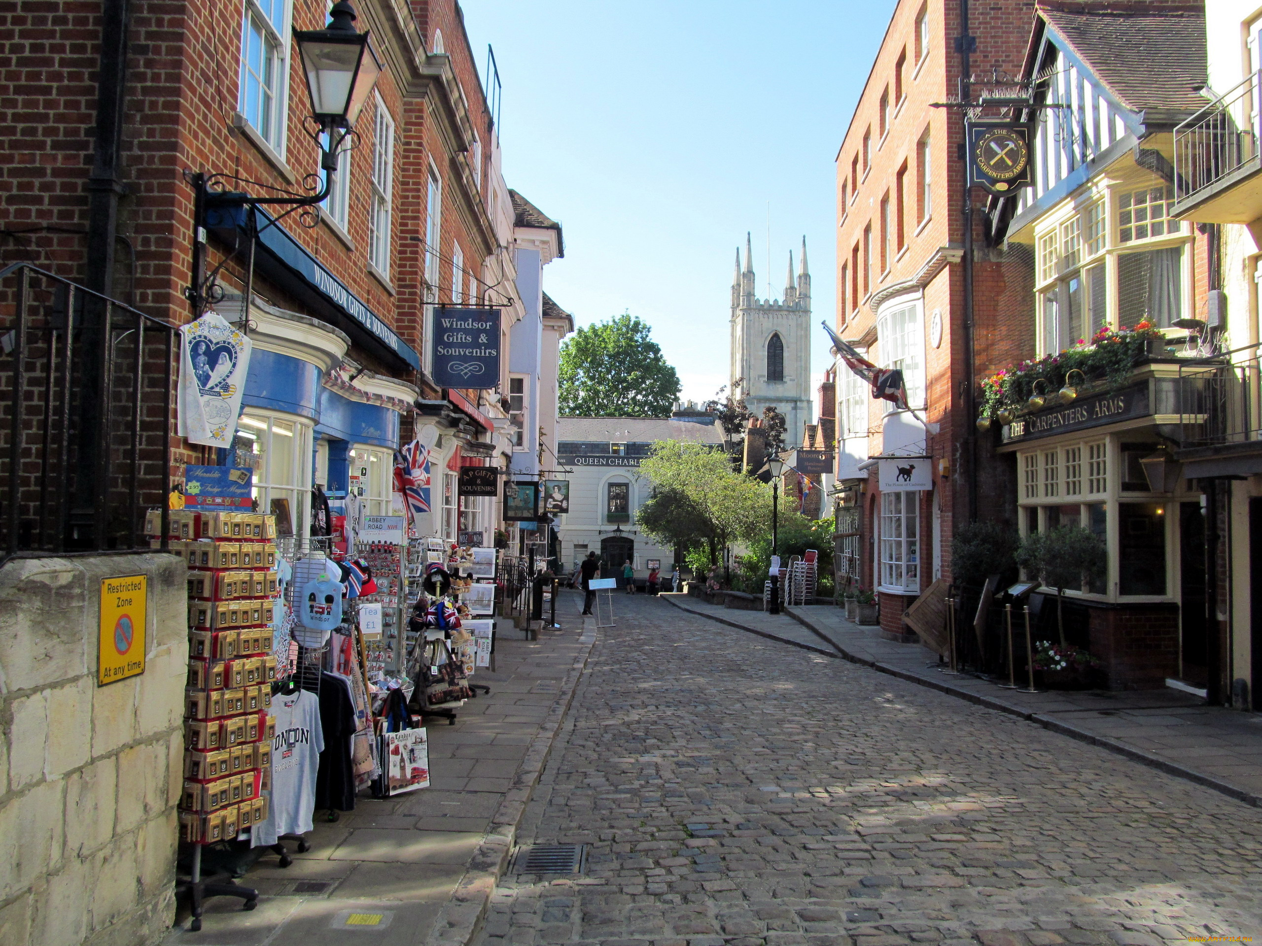 города, -, улицы, , площади, , набережные, uk, berkshire, windsor, church, street