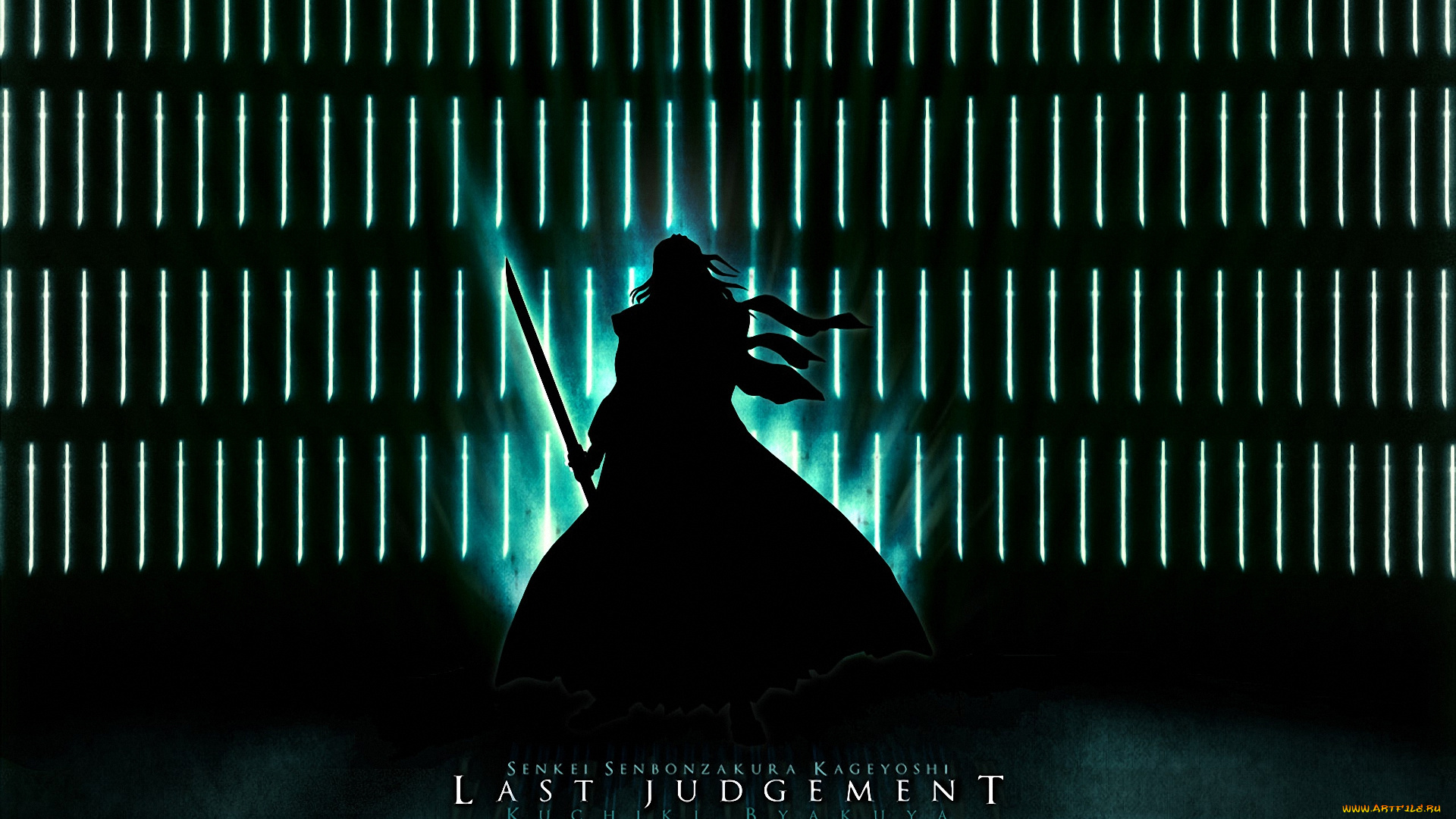 аниме, bleach, shinigami, byakuya, kuchiki, gotei13