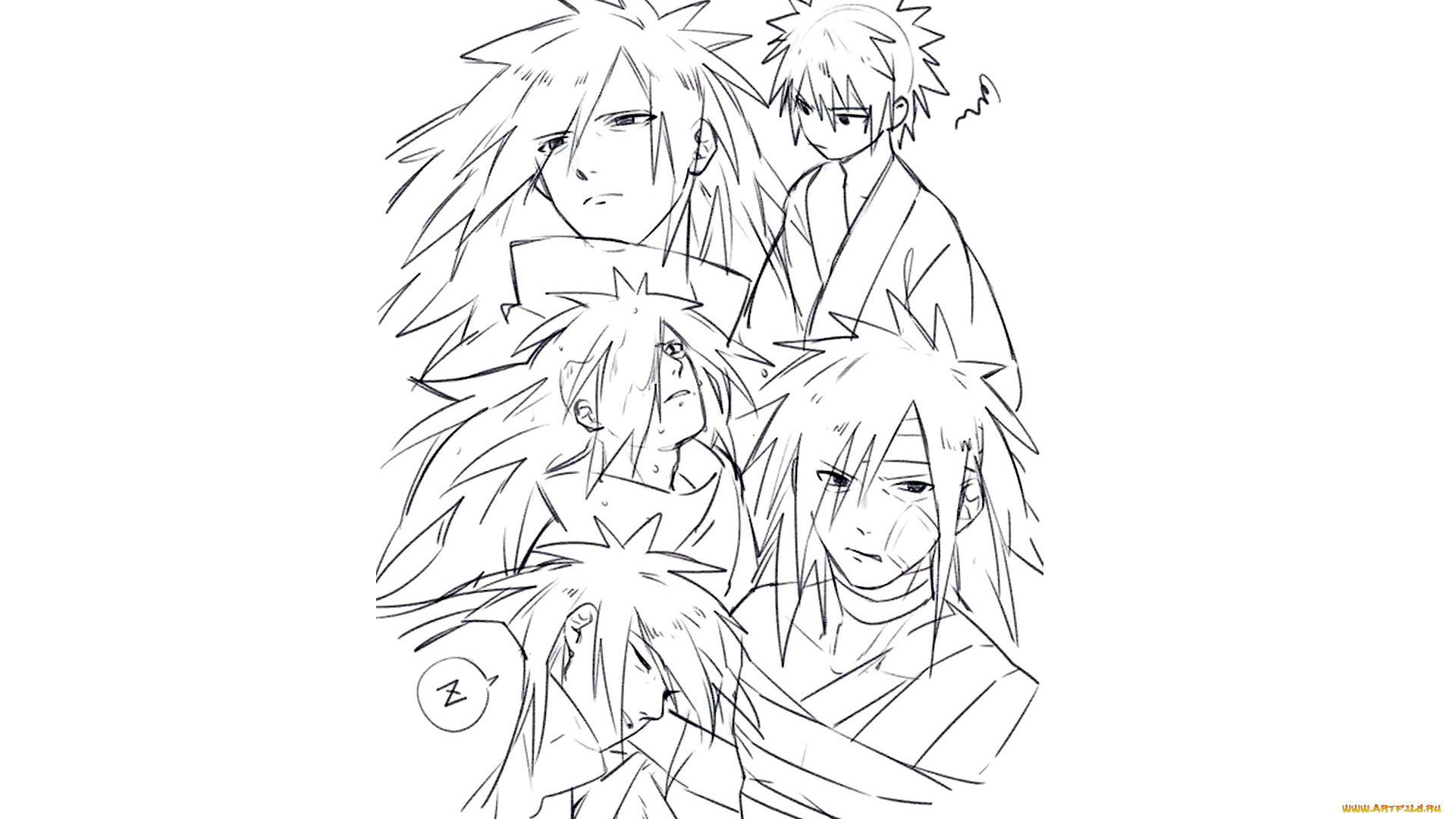 аниме, naruto, учиха, мадара