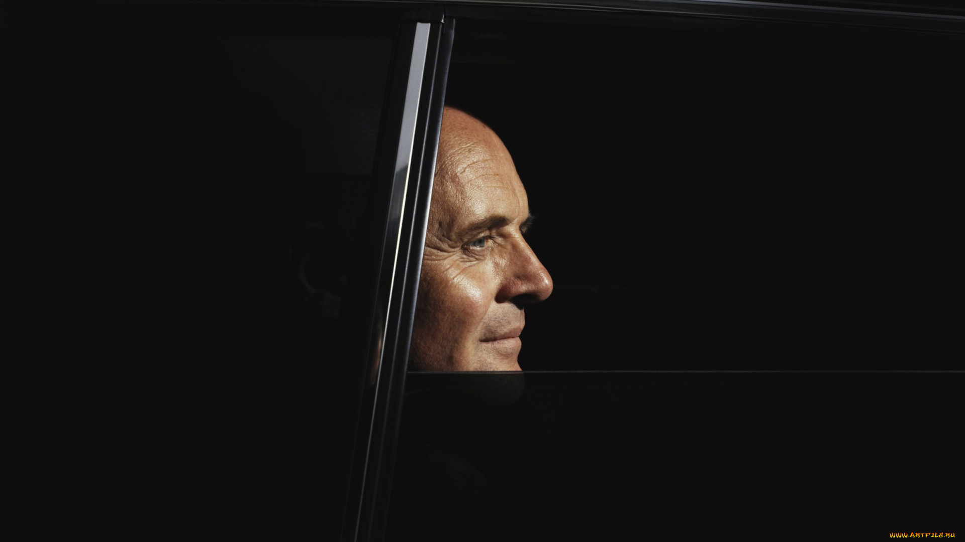 мужчины, anthony, hopkins, актер, лицо, окно, улыбка
