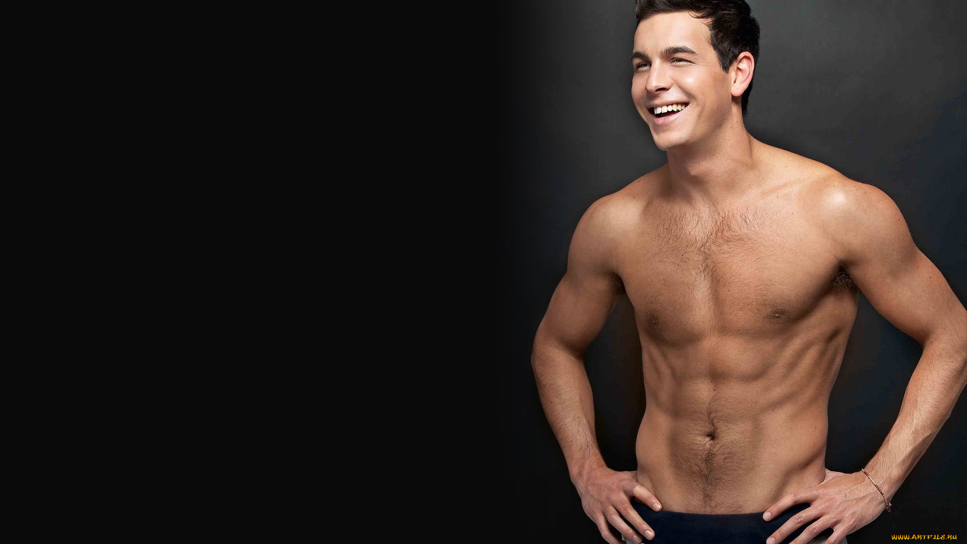 мужчины, mario, casas, обнаженный, торс