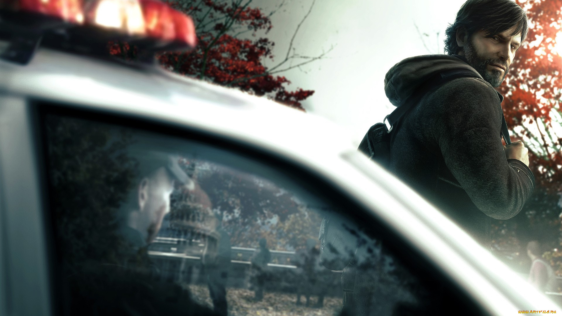 видео, игры, tom, clancy`s, splinter, cell, , conviction, человек, щетина, машина, полиция