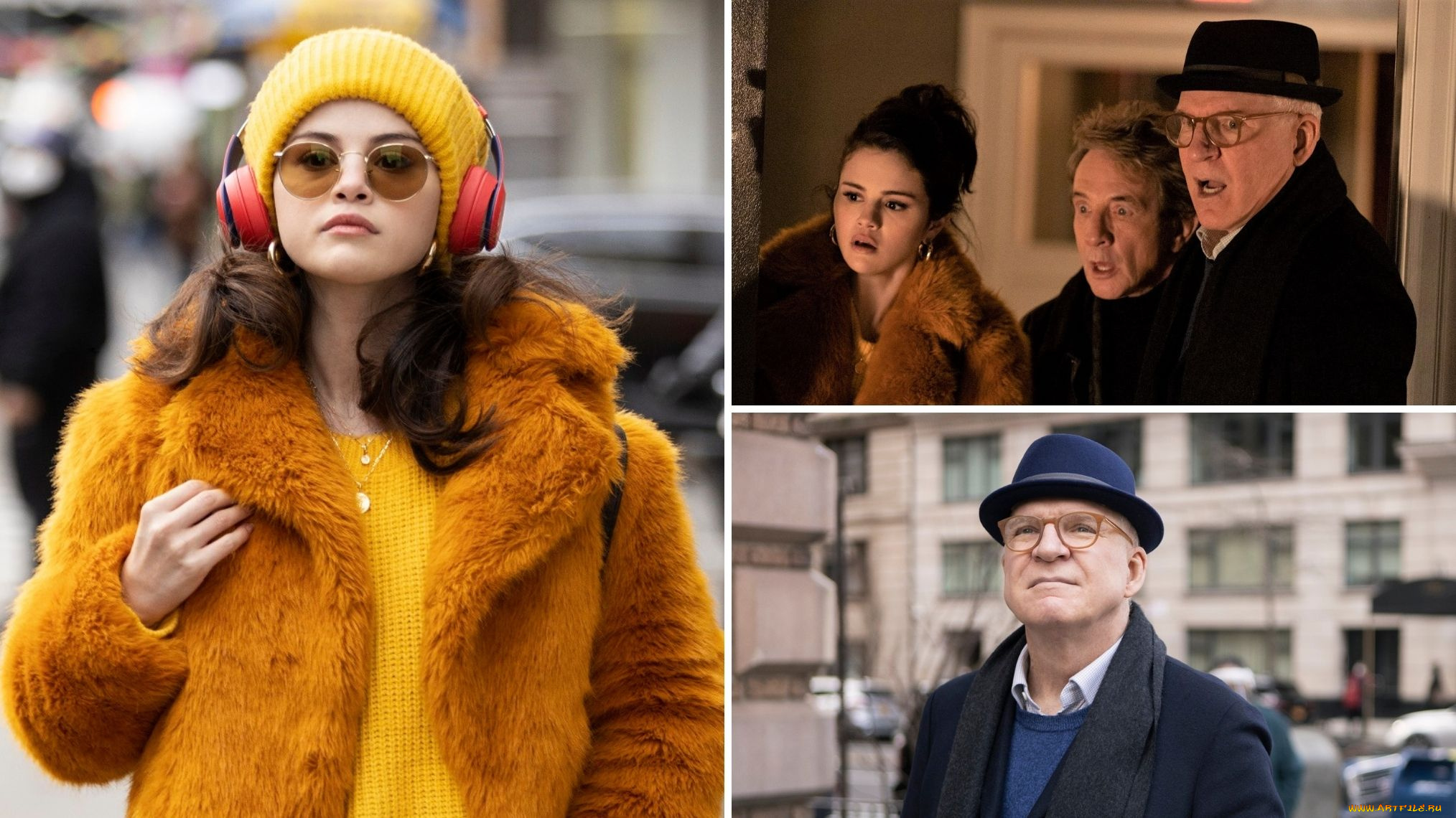 кино, фильмы, only, murders, in, the, building, , сериал, девушка, шапка, наушники, шуба, мужчины