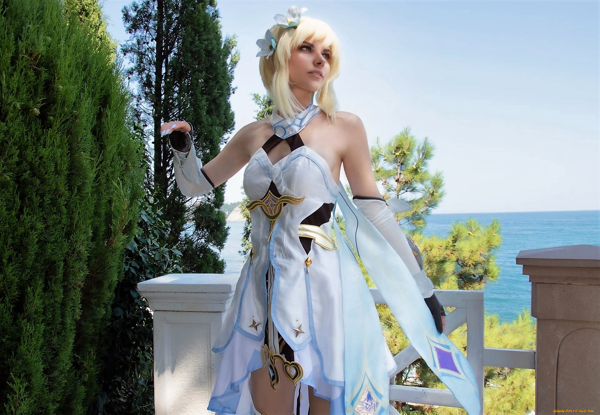 девушки, симонет, секунова, образ, наряд, деревья