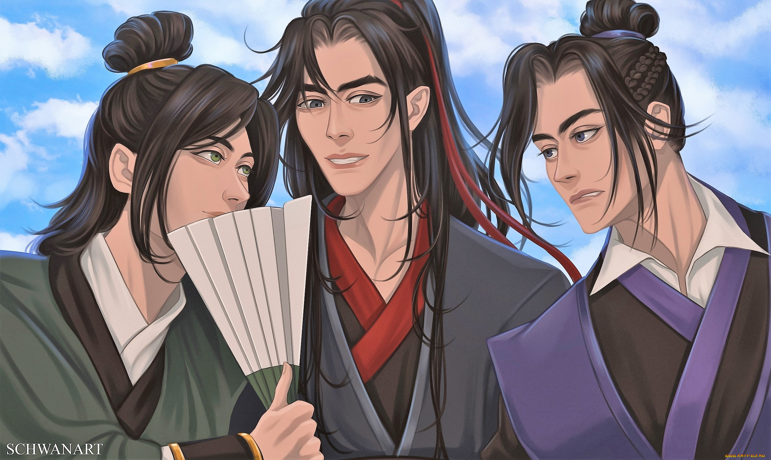 рисованное, кино, , мультфильмы, не, хуайсан, вэй, усянь, цзян, чэн