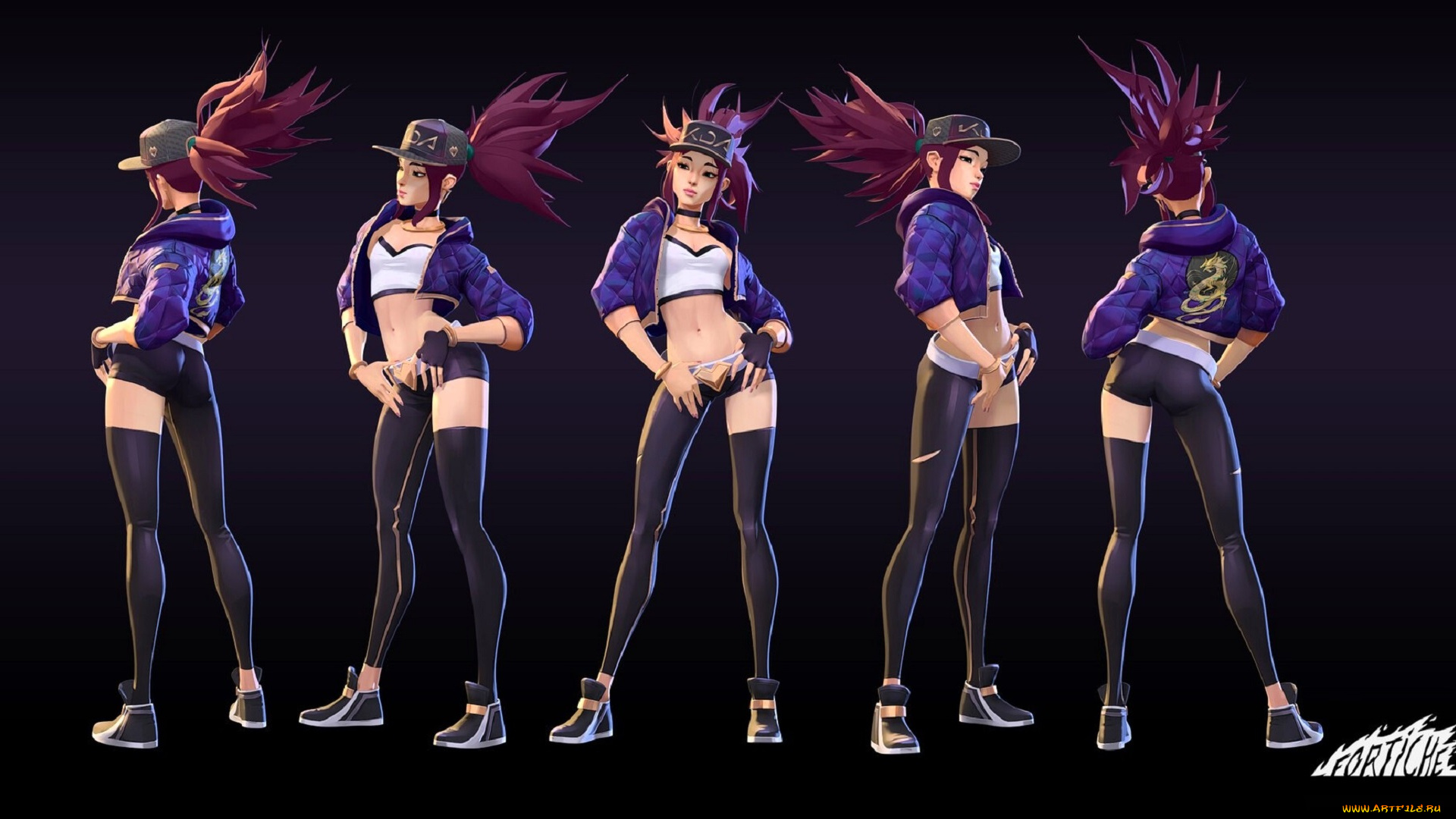 видео, игры, league, of, legends, акали, ракурсы