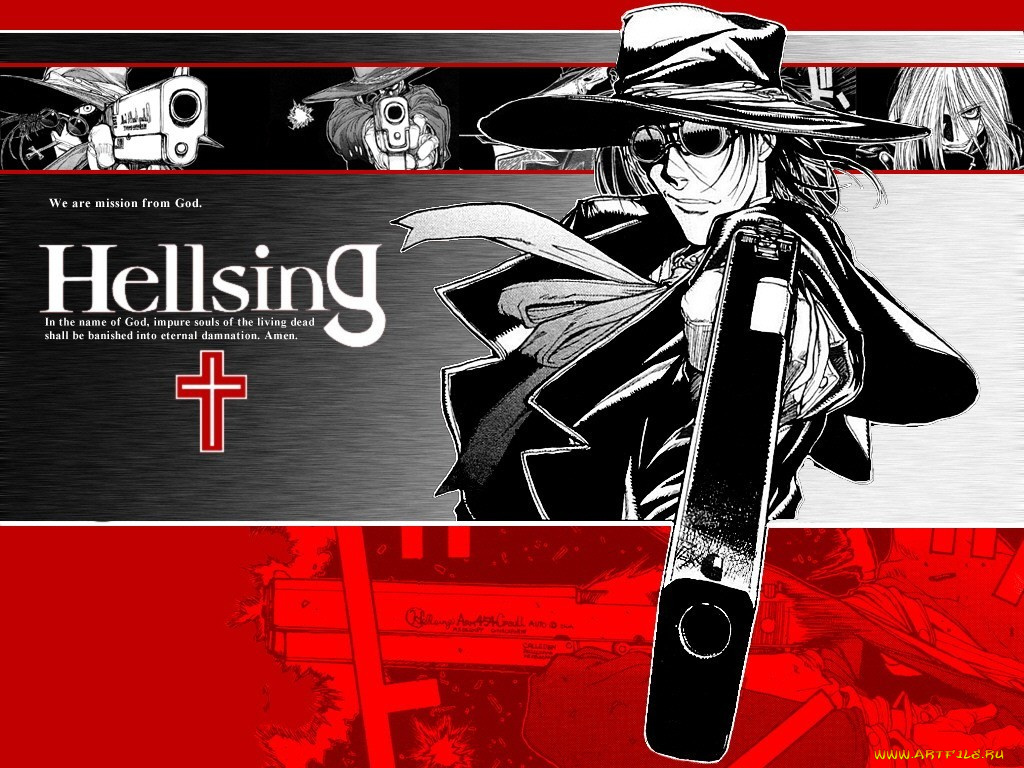 аниме, hellsing