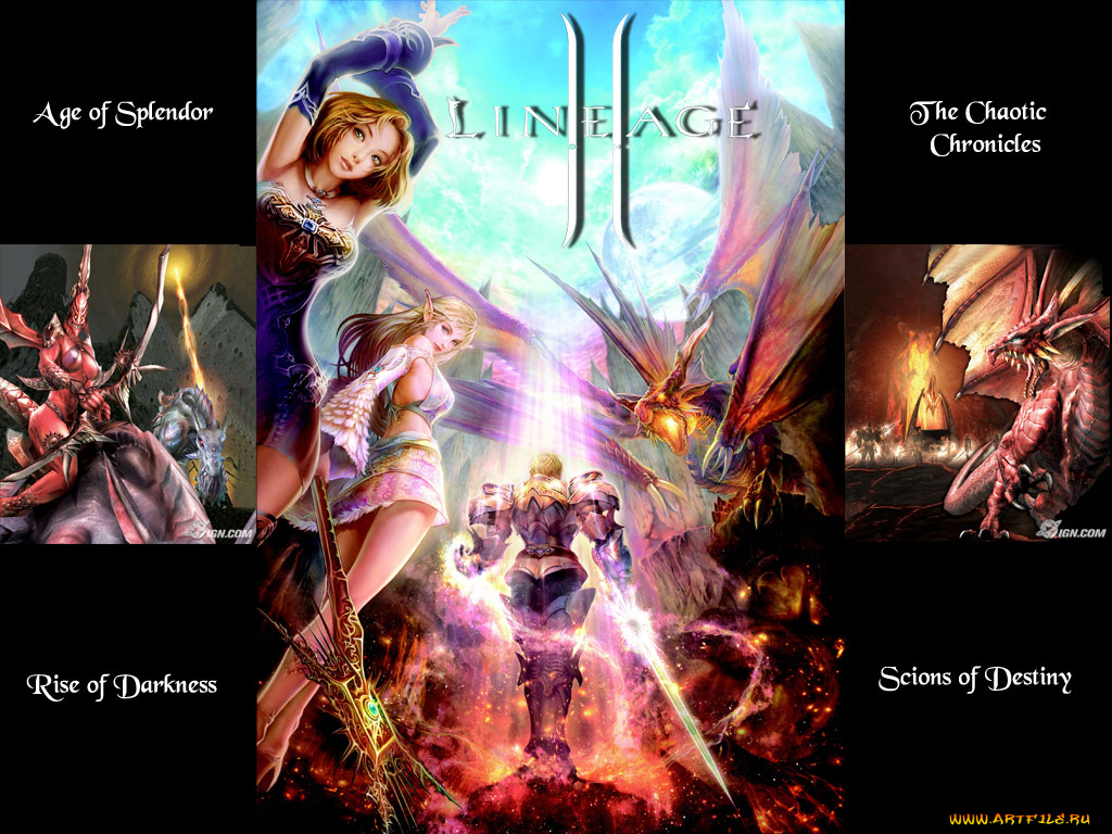 видео, игры, lineage