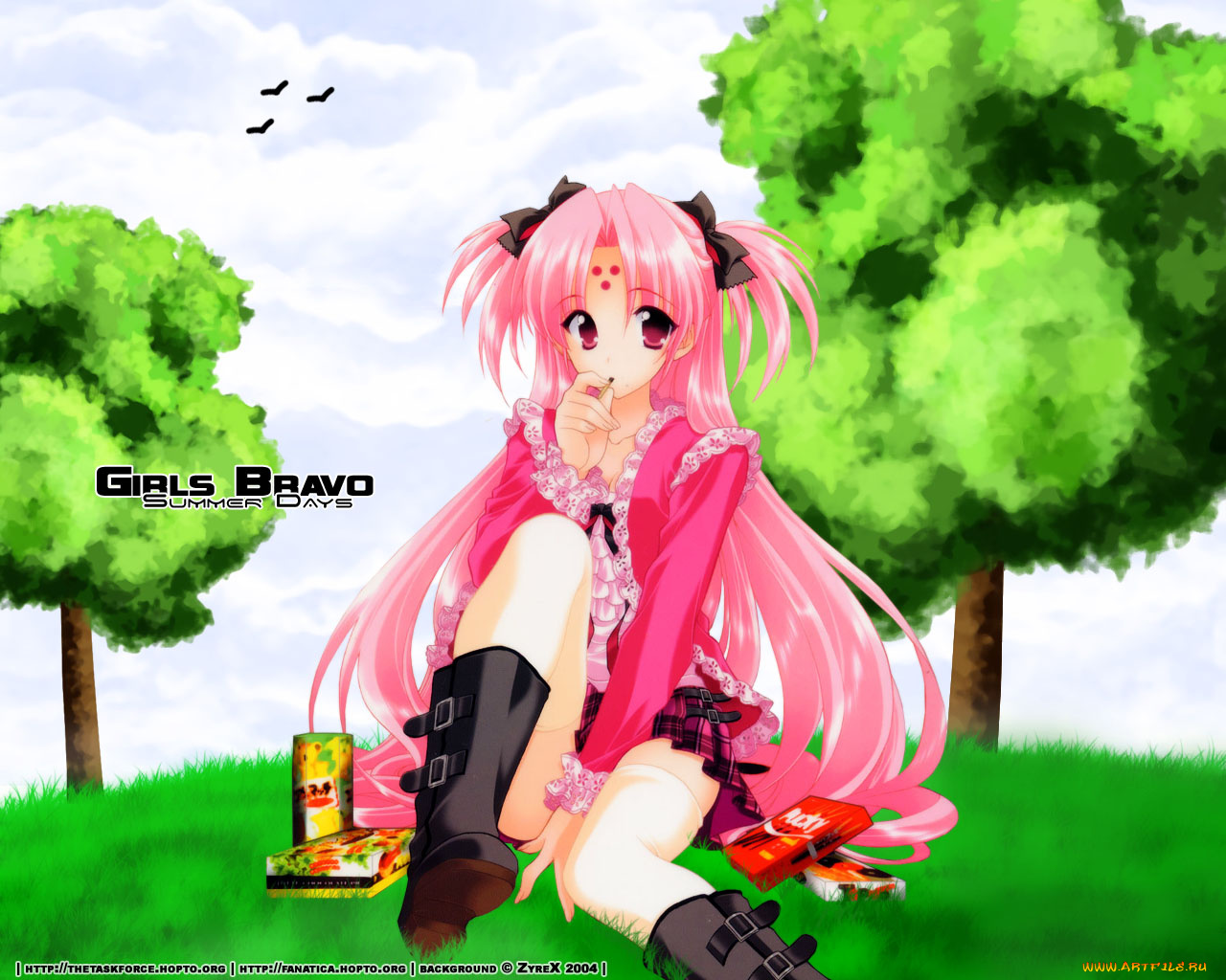 аниме, girls, bravo