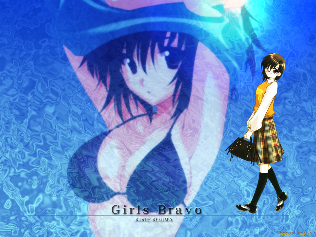 аниме, girls, bravo