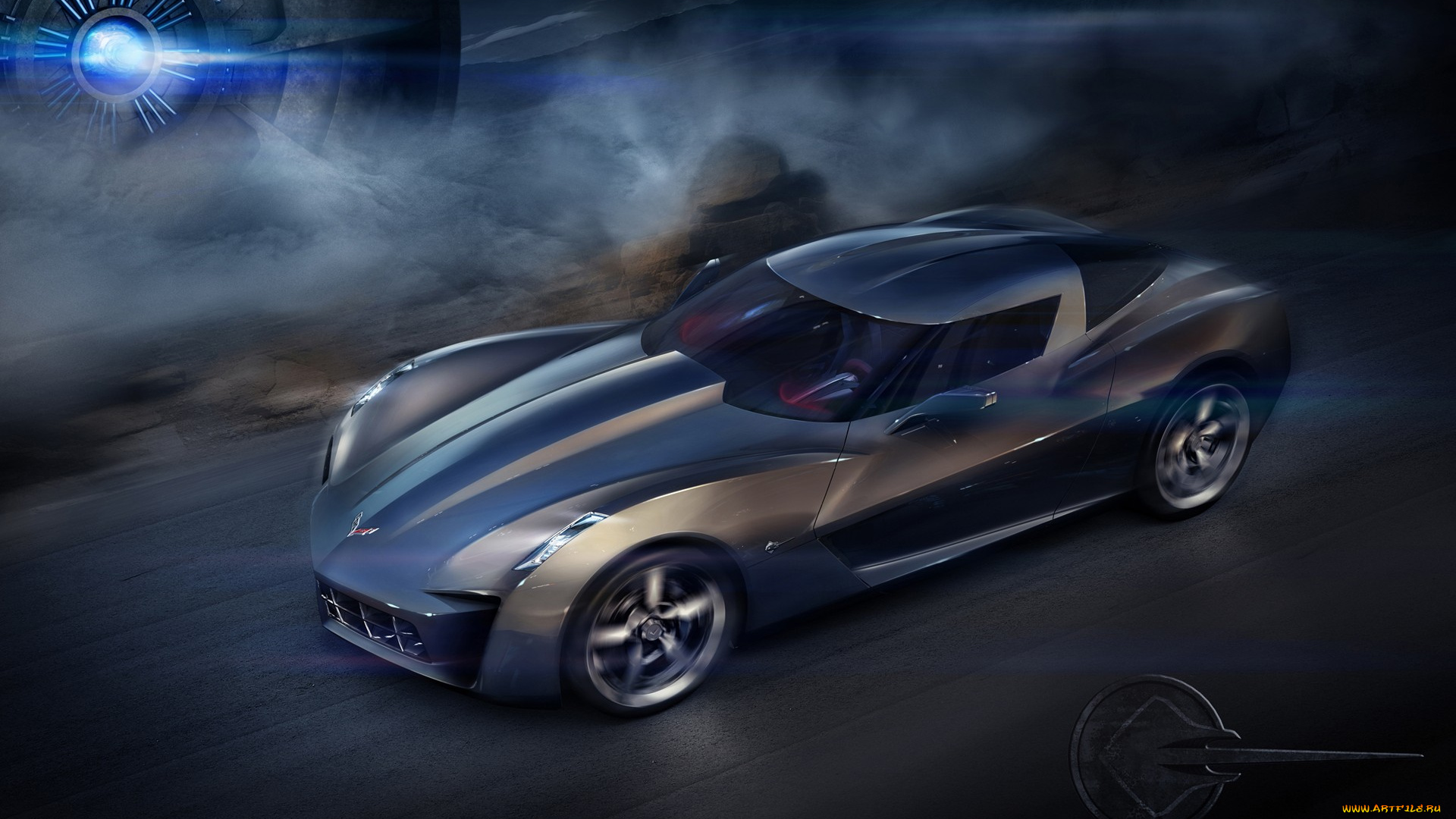 50th, anniversary, corvette, stingray, concept, автомобили