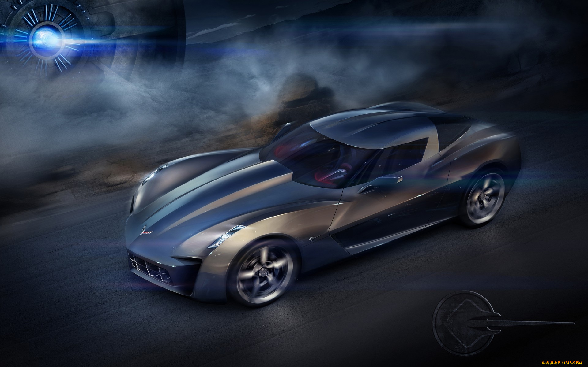 50th, anniversary, corvette, stingray, concept, автомобили