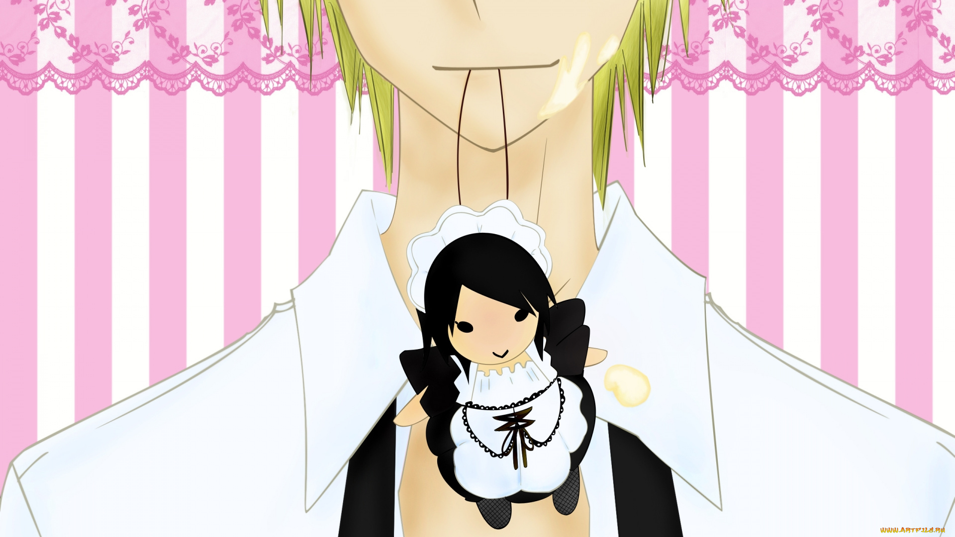 аниме, kaichou, wa, maid, sama