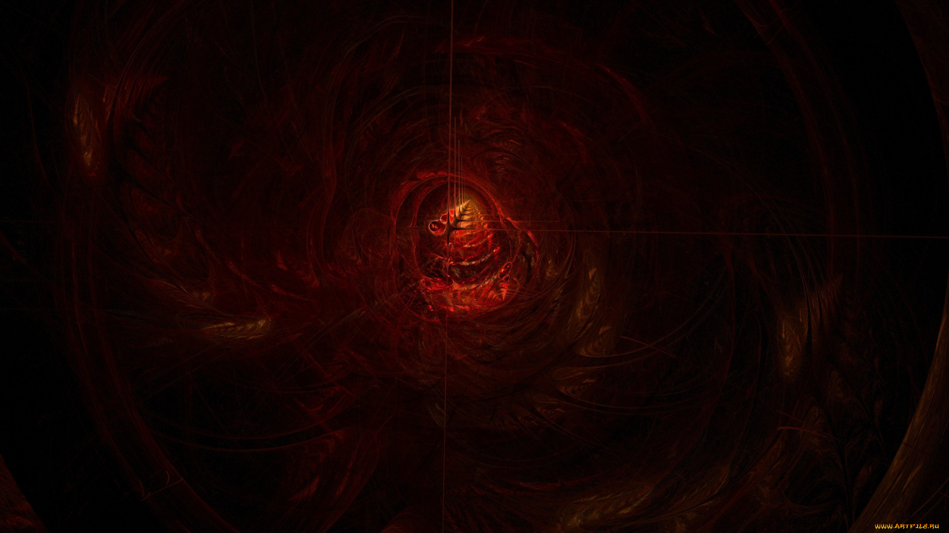 3д, графика, fractal, фракталы, абстракция, тёмный