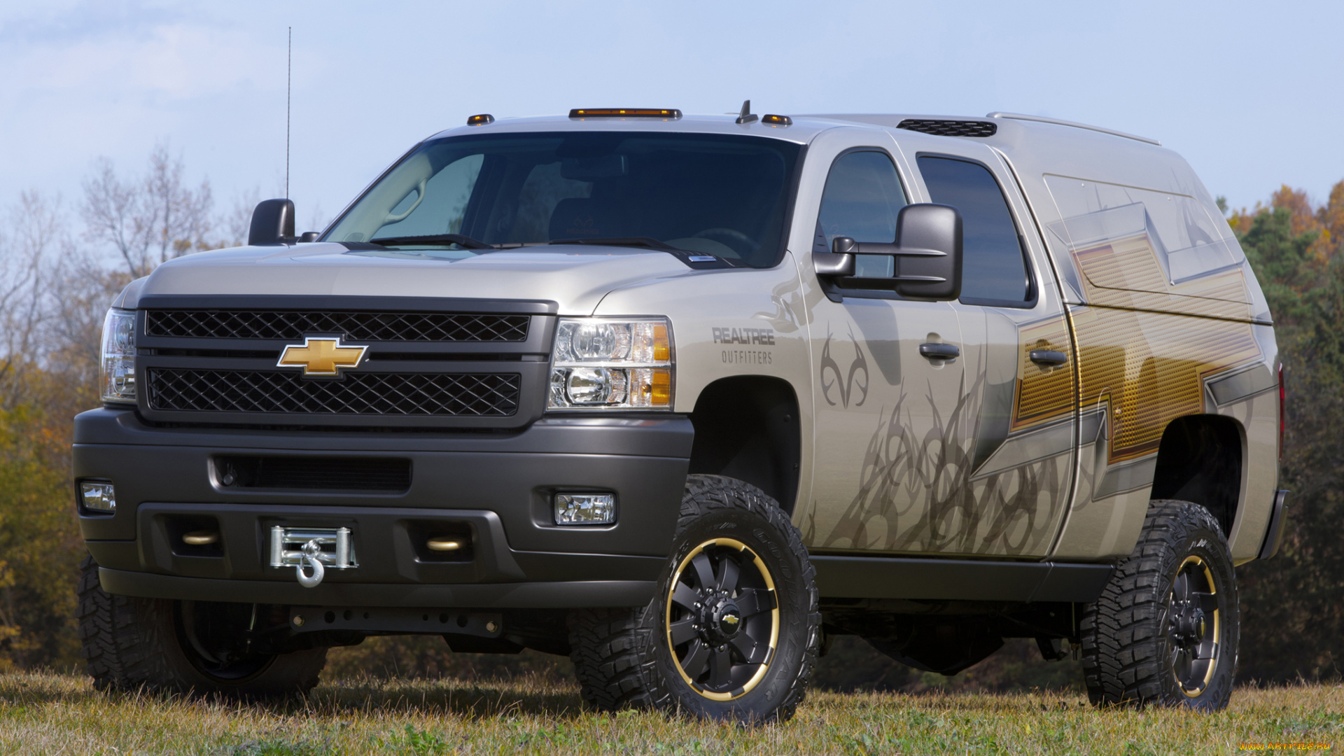 chevrolet, silverado, 2500, hd, realtree, concept, автомобили, custom, 5dr, off, road