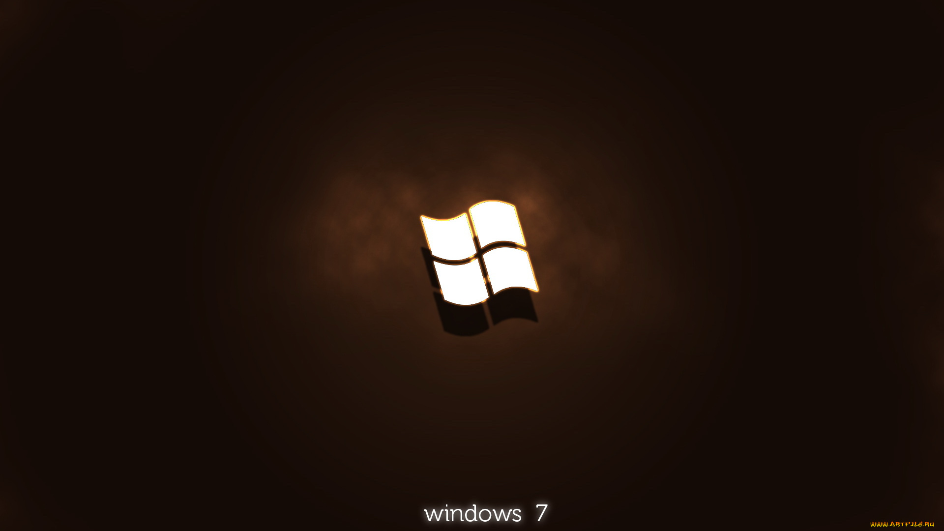 компьютеры, windows, vienna, коричневый, логотип