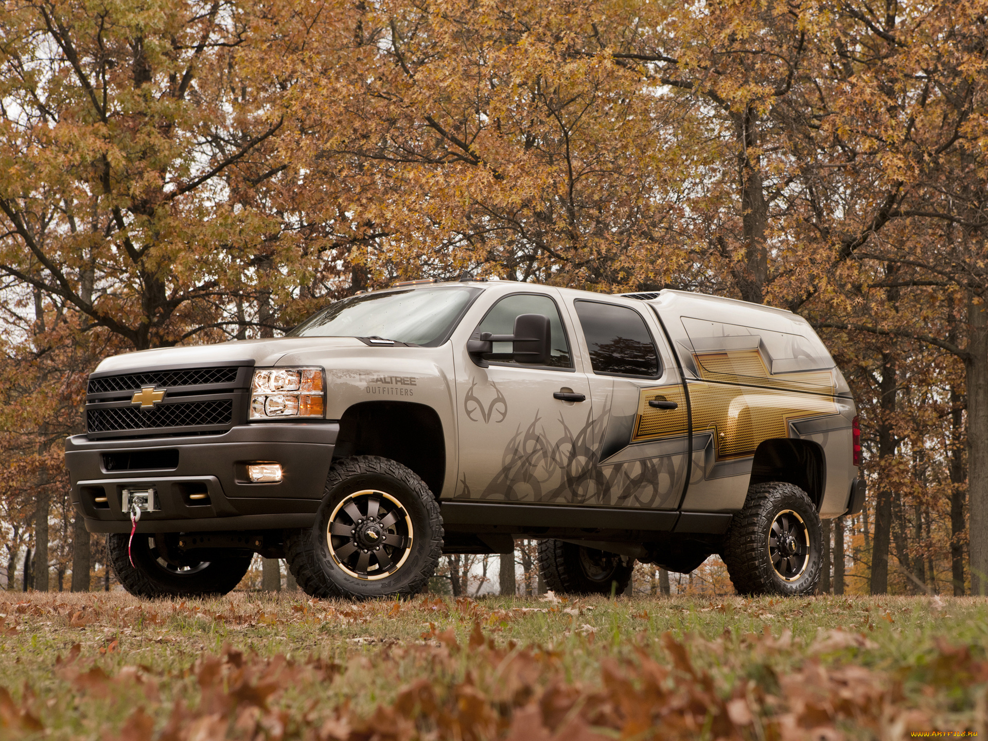 chevrolet, silverado, 2500, hd, realtree, concept, автомобили, custom, 5dr, off, road