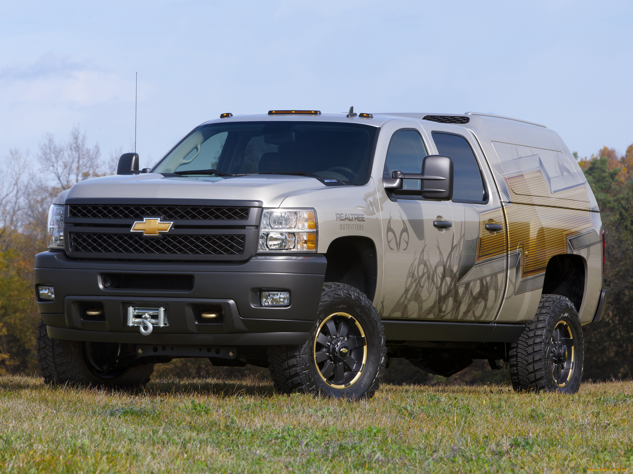 chevrolet, silverado, 2500, hd, realtree, concept, автомобили, custom, 5dr, off, road