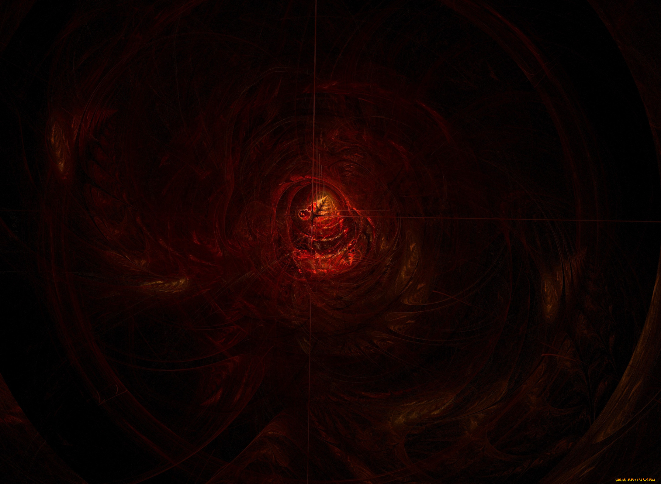 3д, графика, fractal, фракталы, абстракция, тёмный