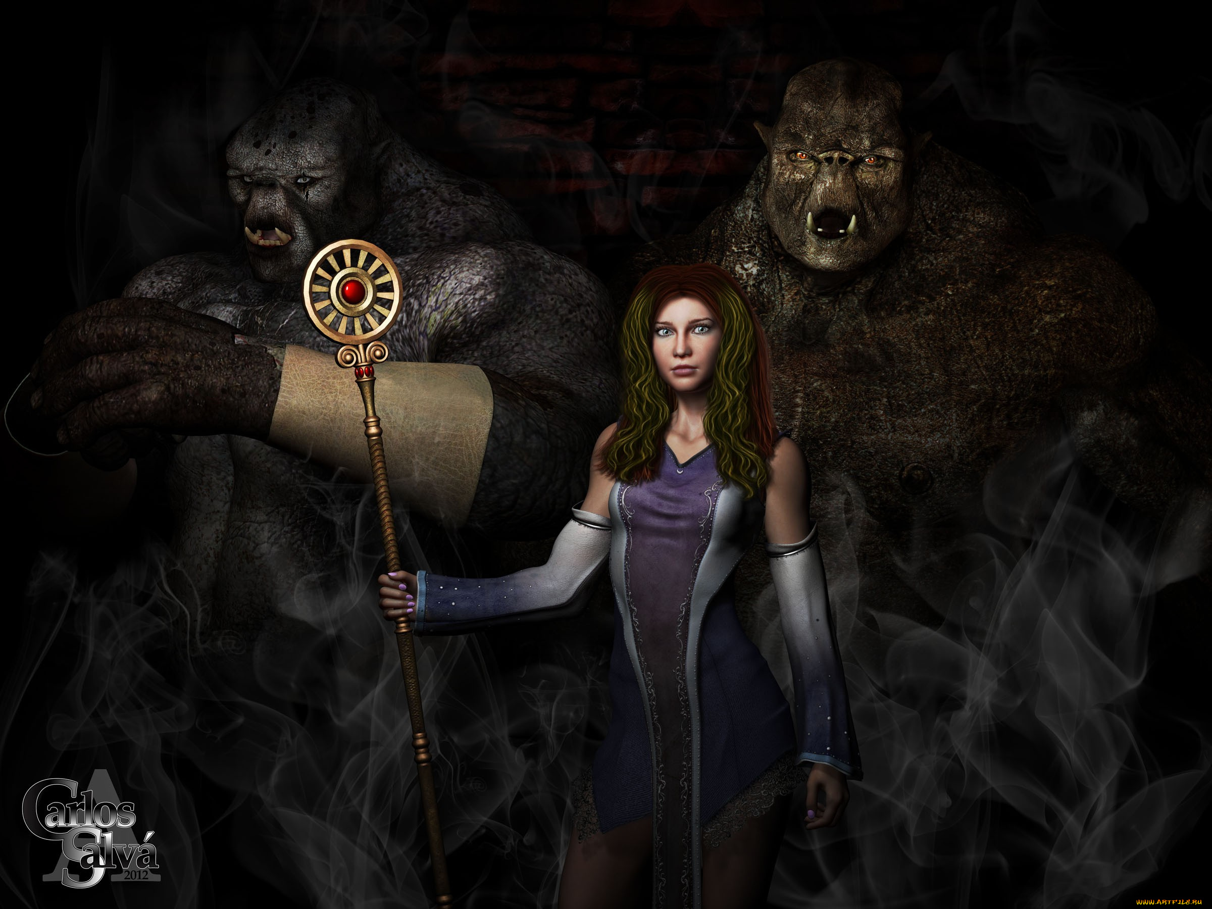 3д, графика, fantasy, фантазия, trolls