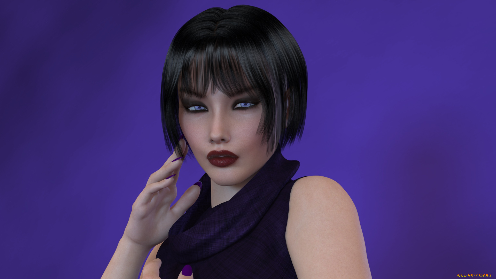 3д, графика, portraits, портрет, взгляд, лицо, девушка