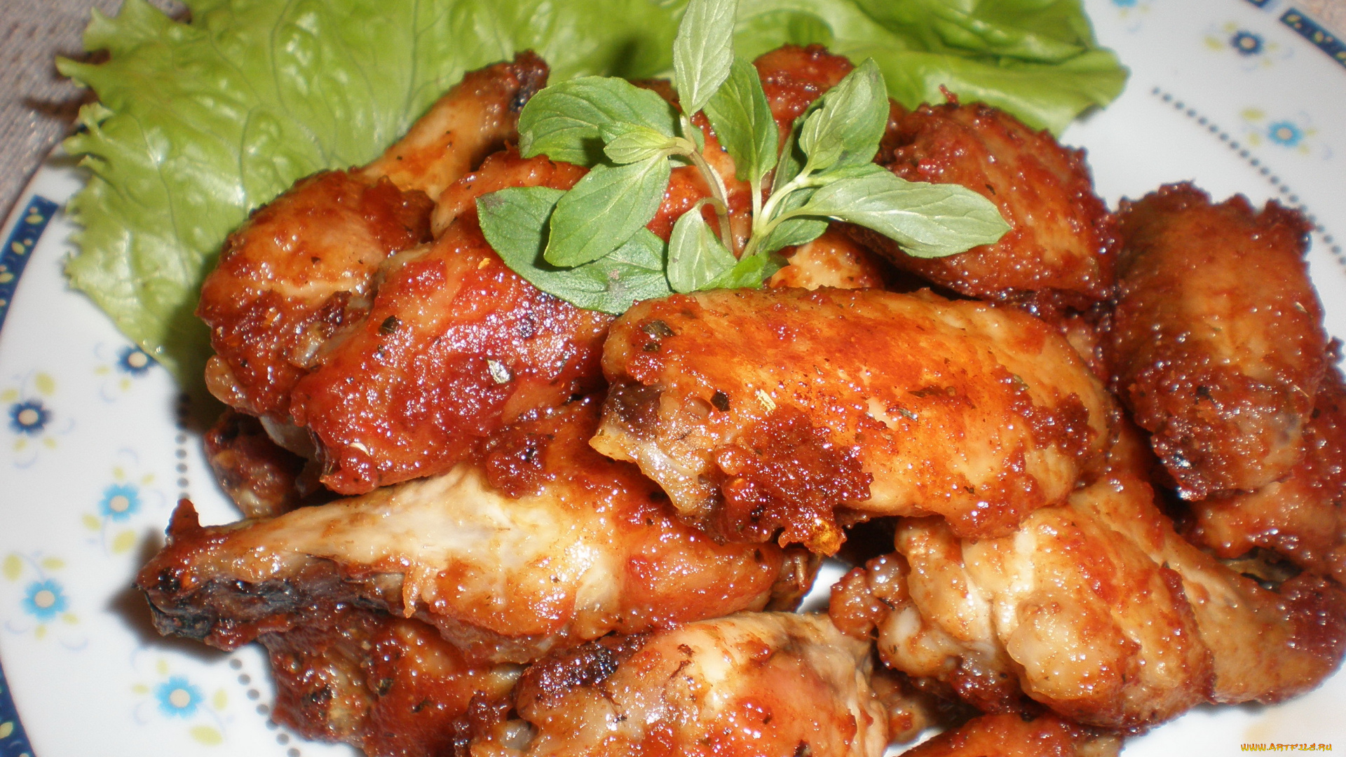 еда, мясные, блюда, курица, зелень