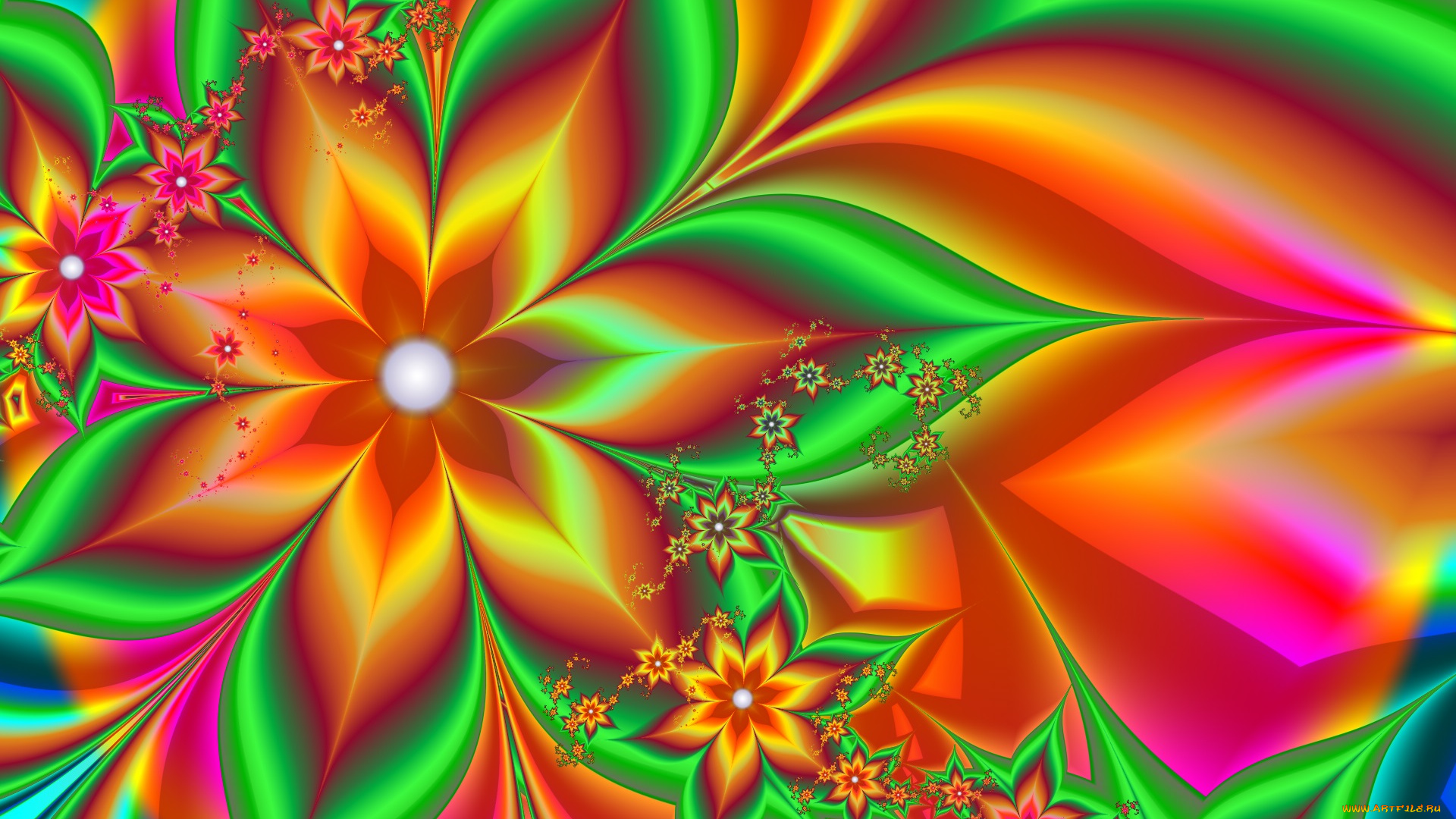 3д, графика, фракталы, , fractal, цвета, фон, узор