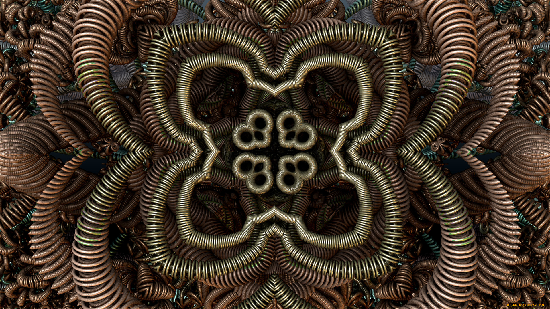 3д, графика, фракталы, , fractal, узор, фон, цвета