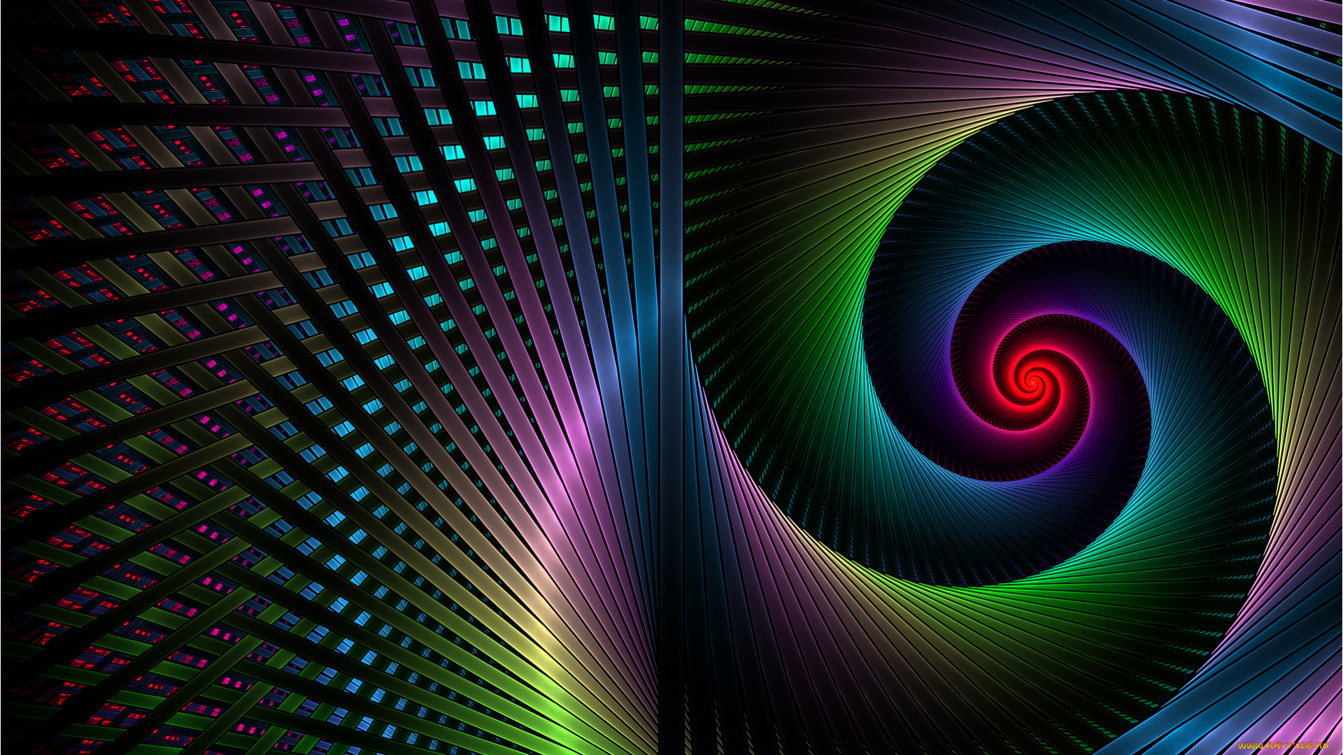 3д, графика, фракталы, , fractal, узор, фон, цвета