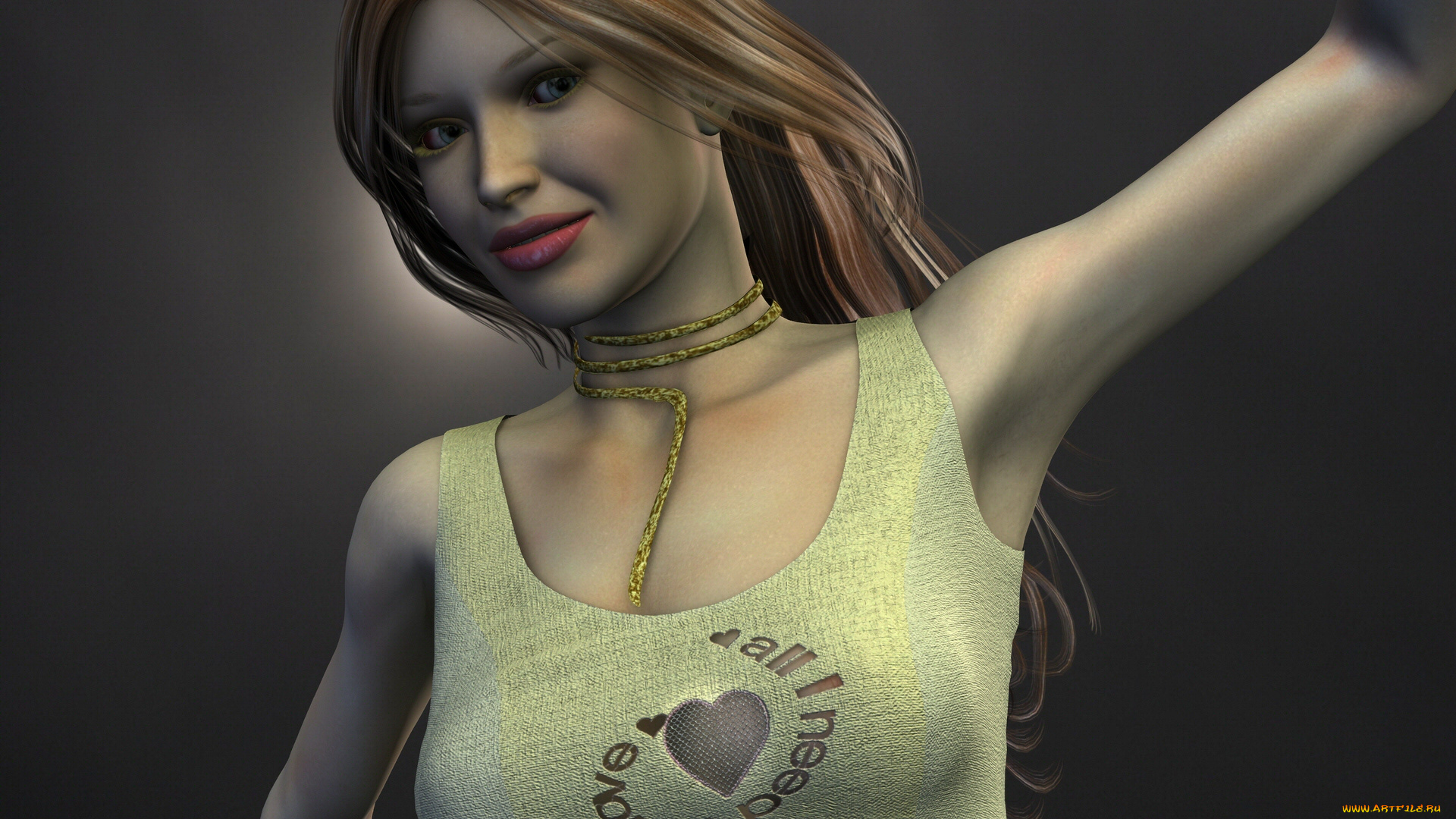 3д, графика, люди, , people, фон, взгляд, девушка