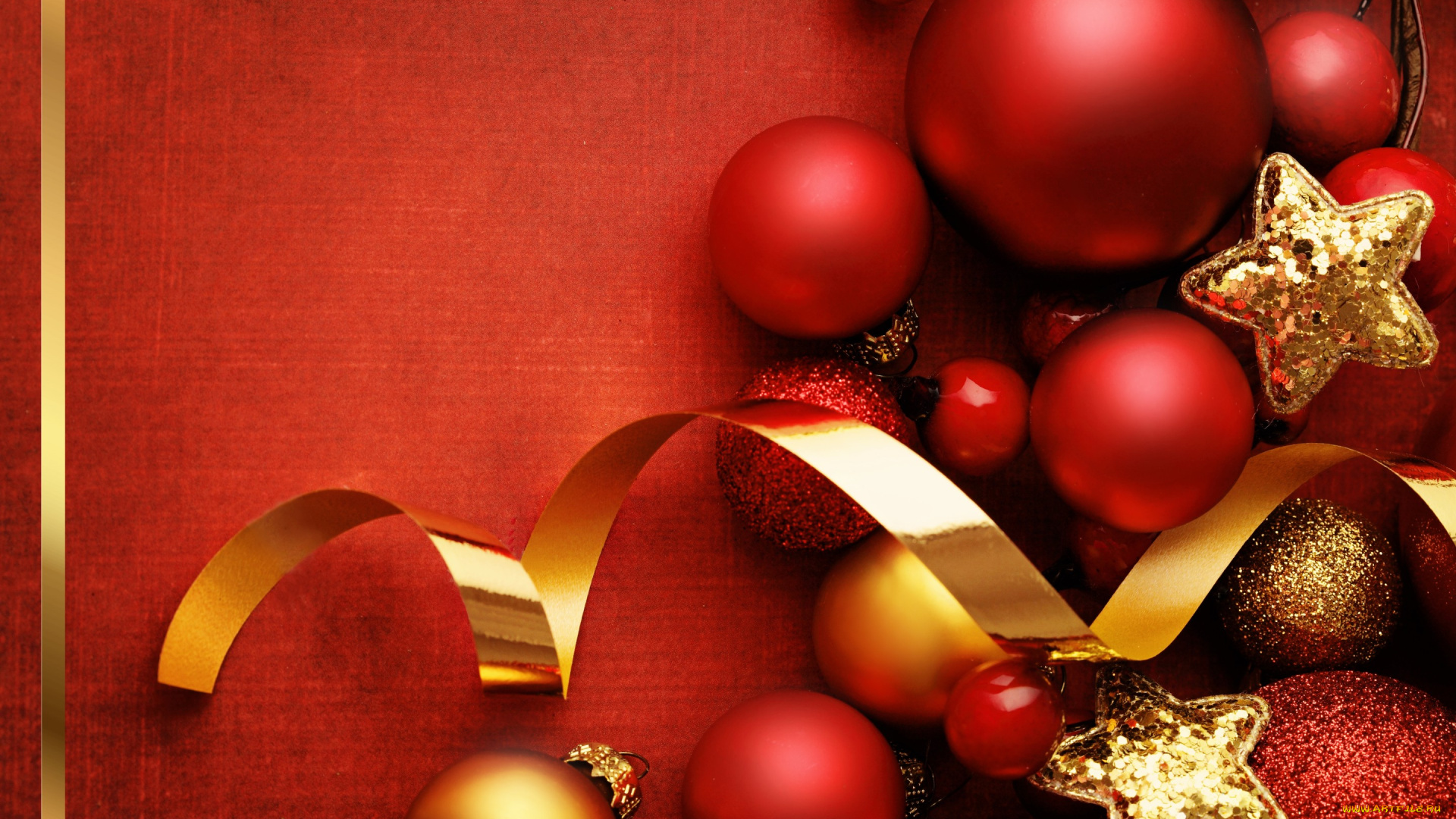 праздничные, украшения, xmas, рождество, новый, год, red, balls, decoration, new, year, праздник, шары, christmas, merry