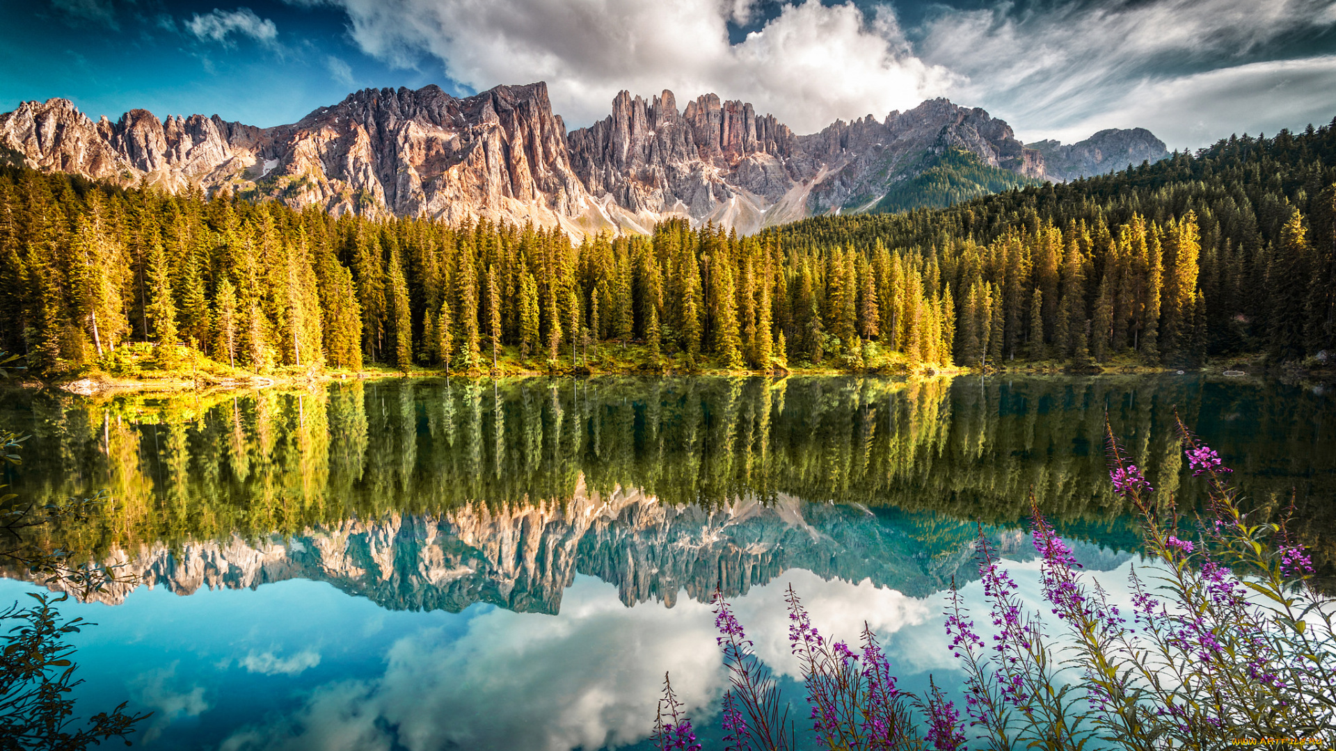 природа, реки, озера, горы, лес, озеро