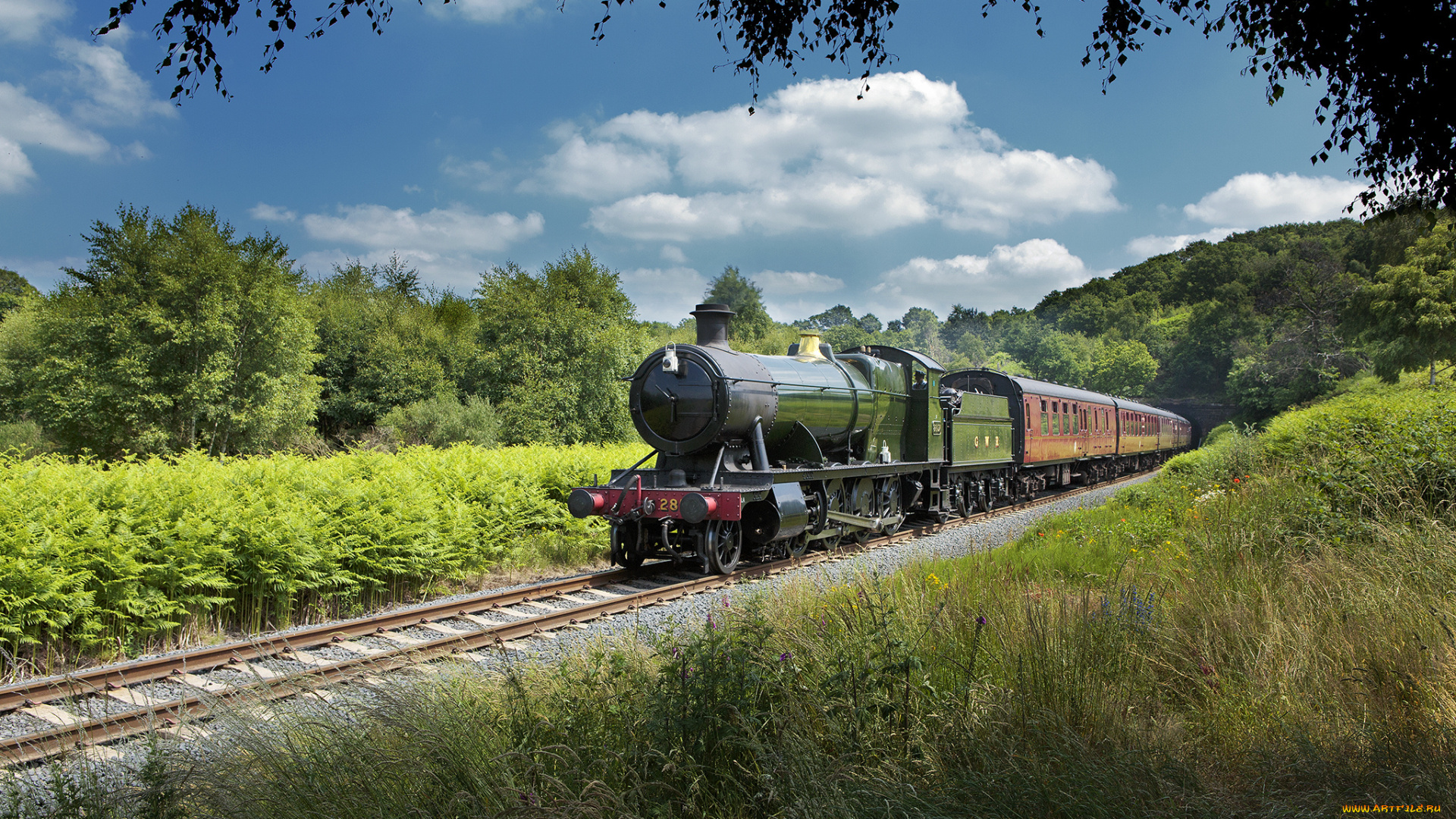 техника, паровозы, железная, дорога, паровоз