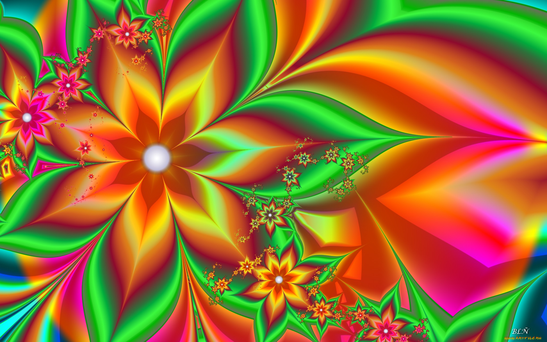 3д, графика, фракталы, , fractal, цвета, фон, узор