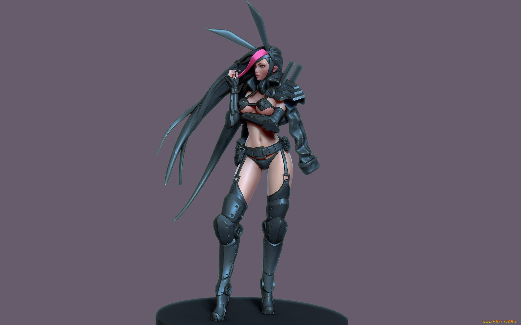 3д, графика, _science, fiction, рендеринг, девушка, remi, эротика, фон, взгляд