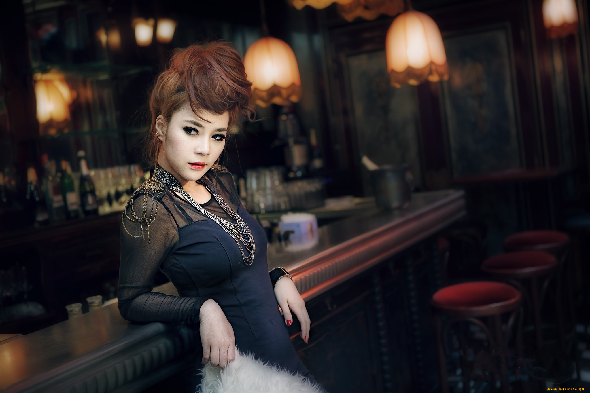 разное, компьютерный, дизайн, бар, поза, взгляд