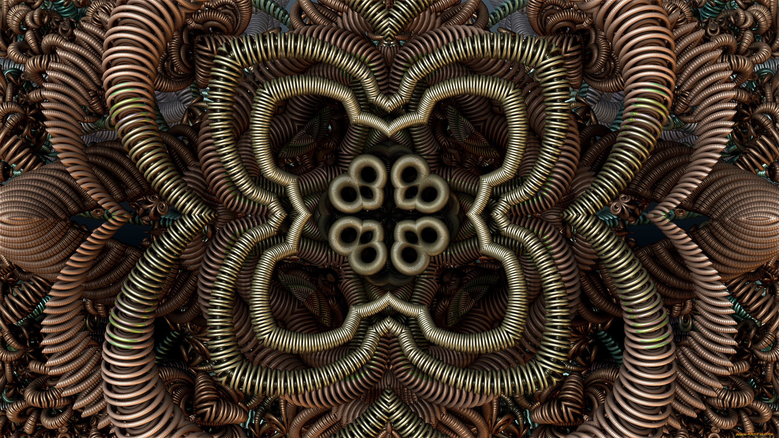 3д, графика, фракталы, , fractal, узор, фон, цвета