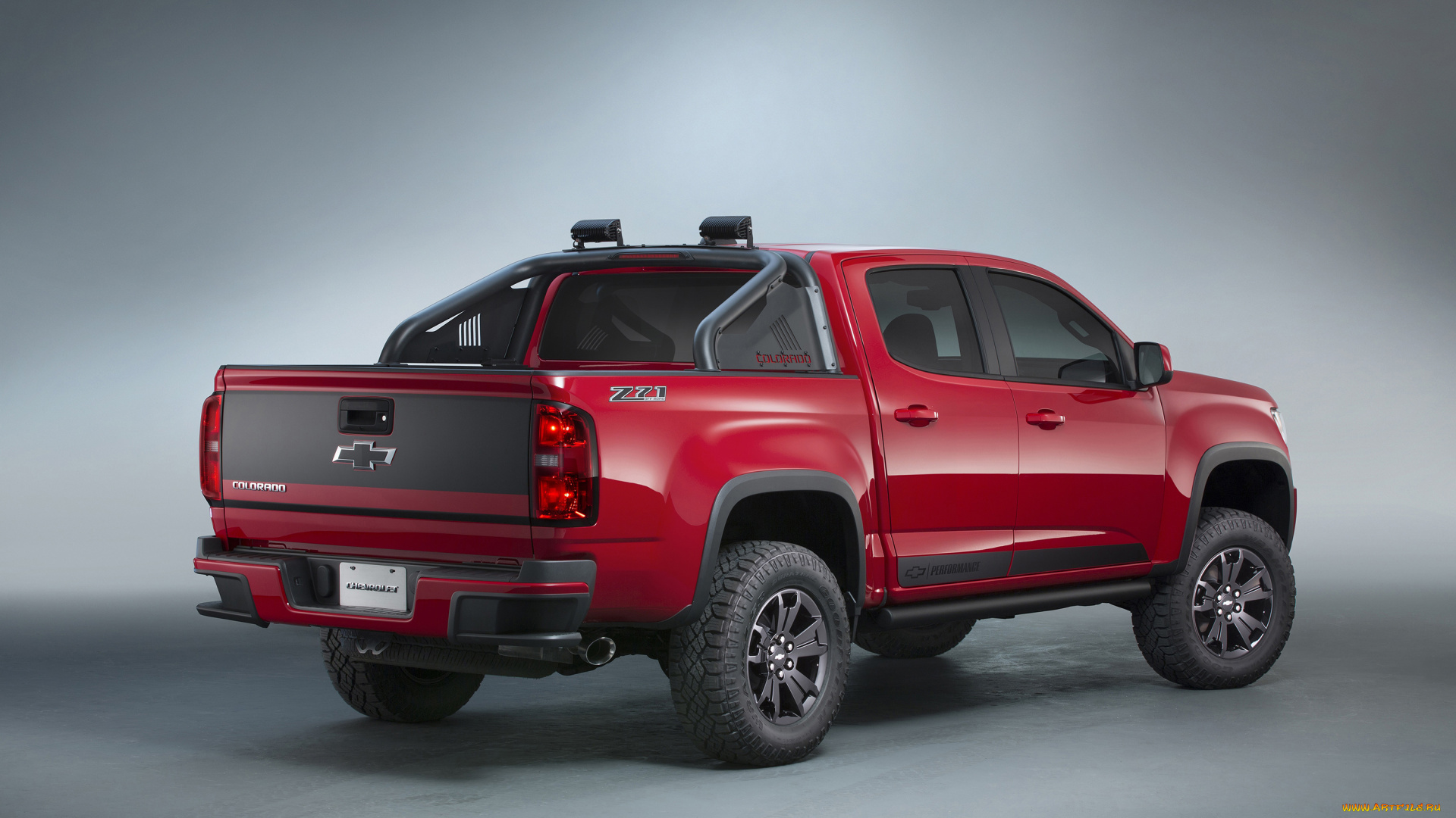 автомобили, chevrolet, trail, boss, colorado, z71, красный, 2015г, 3-0, concept