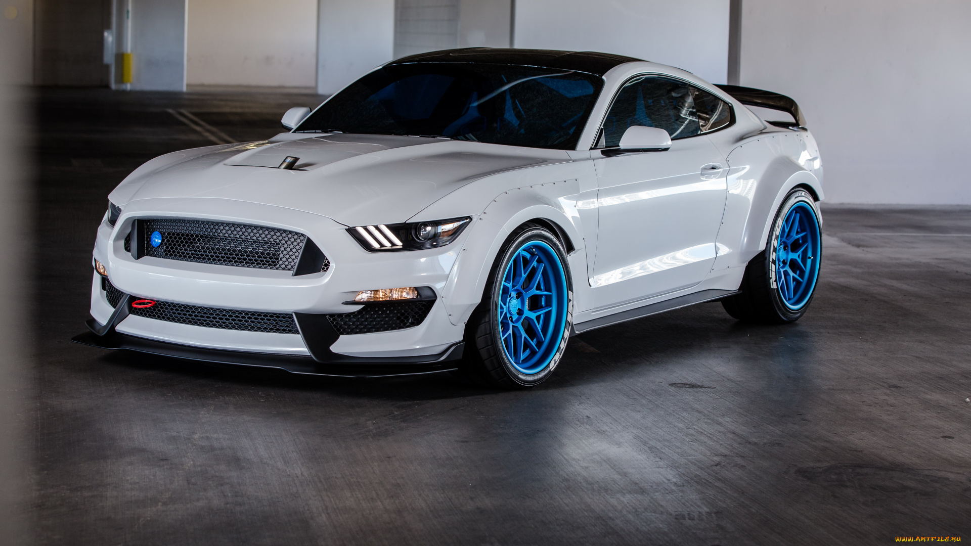 автомобили, mustang, 2016г, ice, nine, gt350r