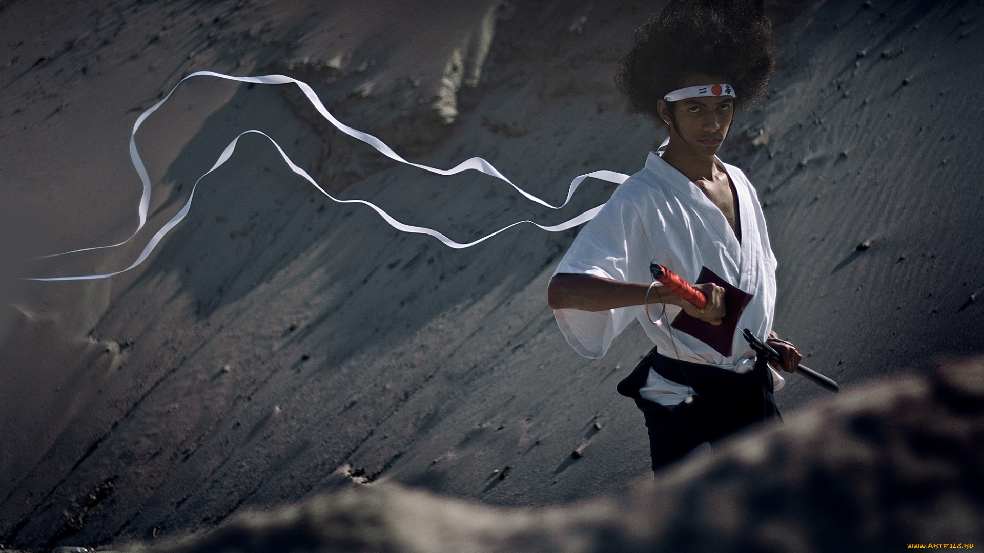 разное, cosplay, , косплей, арт, парень, меч, ленты