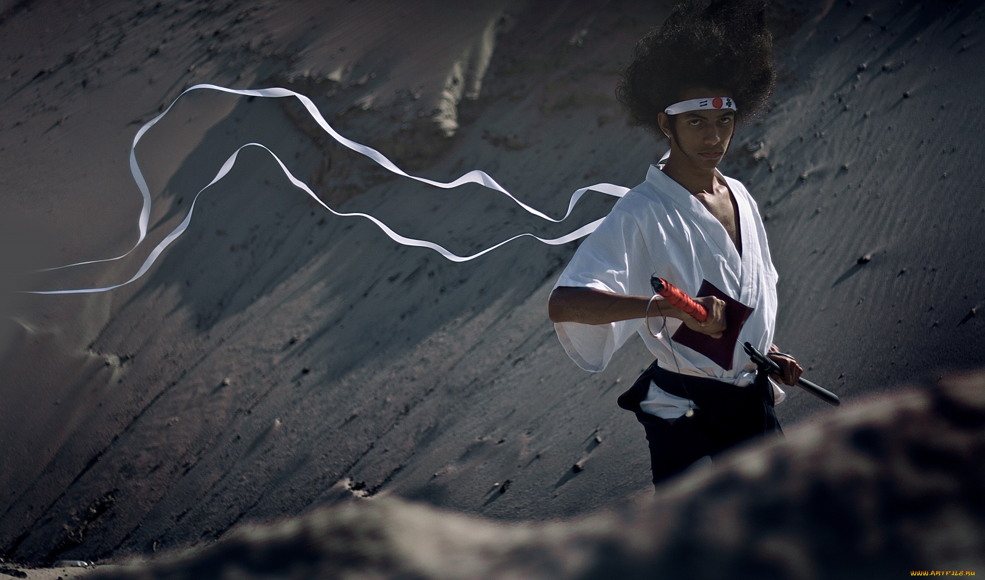 разное, cosplay, , косплей, арт, парень, меч, ленты