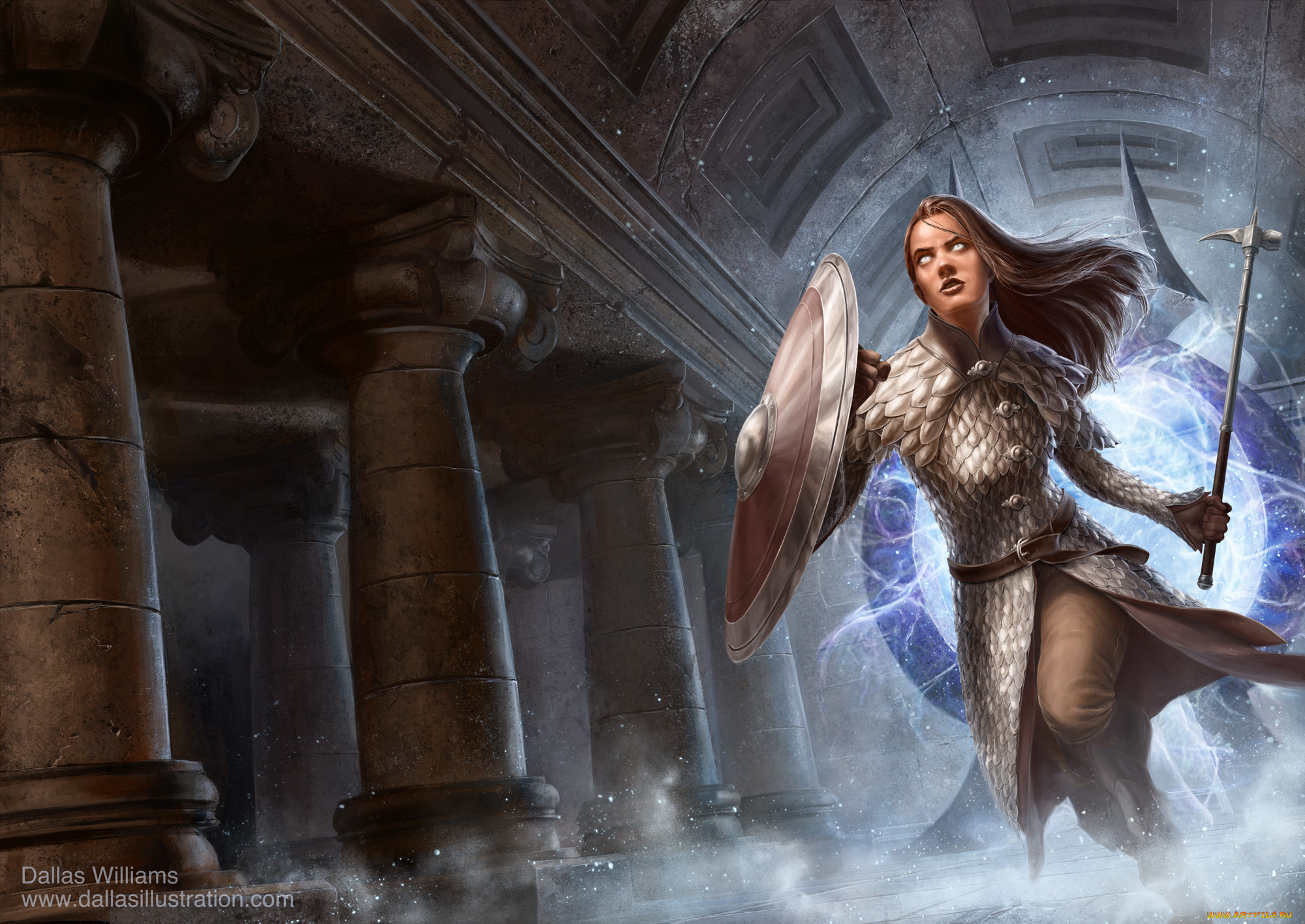 фэнтези, девушки, арт, art, девушка, girl, демонические, врата, демонов, воительница, woman, female, женщина, warrior, fantasy, рисунок, book, cover, demon's, gate, книжная, обложка